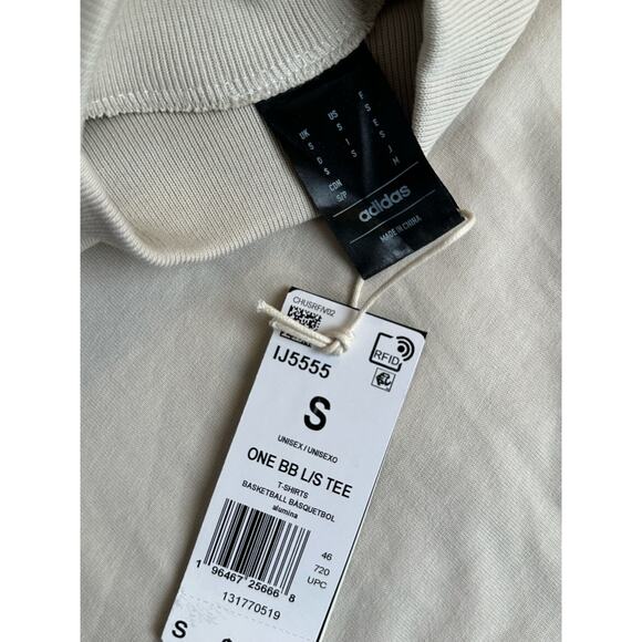 SOLD OUT! adidas basketball long sleeve shirt - Size S - NEW - Picture 4 of 7